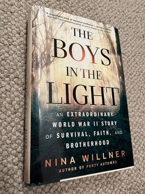 The Boys in the Light by Nina Willner - Hardcover Book - Green & Cream Cover
